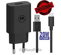 MOTOROLA CARICABATTERIE RICAMBIO TURBO ORIGINALE MC-202 20W CAVO USB-C 7964C1A