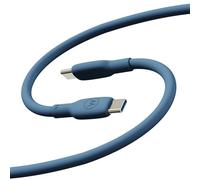 Motorola - Cavo di ricarica rapida USB-C a USB-C 2 m 5 A 100 W TurboPower - Silicone ultra resistente, blu