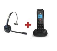 Motorola CD4001 + Cleyver HW10 Telefono cordless Dect e portatile cordless con base di ricarica