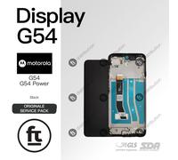 MOTOROLA DISPLAY G54 / G54 POWER ORIGINALE SERVICE PACK BLACK NERO FRAME