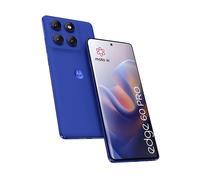 Motorola edge 60 pro con Moto AI (12/512GB, Fotocamera 50+50+10MP, selfie 50MP, Display 6.67" pOLED 120Hz, MediaTek Dimensity 8350, batteria 6000mAh, ricarica 90W, Android 15), PANTONE Dazzling Blue