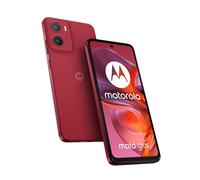 Motorola moto g05 Rosso 256 GB: schermo ultra luminoso da 6,67', fotocamera Quad Pixel da 50 MP ottimizzata dall'IA, prestazioni ultra efficienti e finitura in ecopelle. - Nouvo
