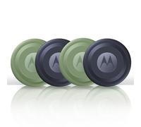 MOTOROLA Moto Tag, tracker Bluetooth + UWB, protezione IP67, Google Trova il mio dispositivo, durata della batteria fino a un anno, batteria sostituibile, 2 unità Starlight Blue + 2 unità Jade Green