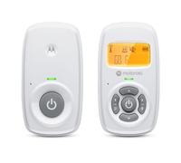 Baby monitor audio Motorola AM24 con batteria e schermo retroilluminato bianco
