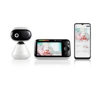 Motorola Nursery PIP1500 CONNECT Baby monitor video da 5,0" con Wi-Fi, visione notturna a infrarossi, comunicazione bidirezionale e monitoraggio della temperatura - Connessione Full HD 1080p