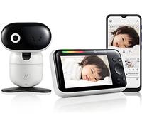 Motorola Nursery PIP1610 - Baby monitor HD Wifi con unità madre HD 720p da 5" e app Motorola Nursery 1080p, panoramica, inclinazione e zoom remoti, conversazione bidirezionale, sicuro e privato