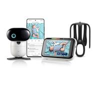Motorola Nursery PIP1710 Connect - Babyfono Wi-Fi con telecamera HD motorizzata e touch screen da 5" | Rilevamento e traduzione del pianto, App Motorola Bebé, visione notturna, montaggio per lettino