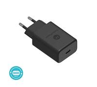 Motorola Original- Caricabatterie TurboPower 27W PD con 1 m (3.3ft) da USB-C a USB-C cavo di ricarica in Retail Box con etichetta Motorola Authentication e Guida per l'utente