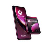 Motorola RAZR 40 Ultra (Display Flessibile 6.9" pOLED 165Hz, Display Esterno Full Screen 3.6" pOLED, 5G, Selfie Cam 32 MP, 8/256 GB, 3800 mAh, Caricatore 33W, Dual SIM, Android 13), Viva Magenta