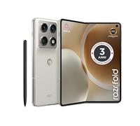Motorola razr fold con 3 anni di garanzia (16/512GB, tripla camera 50MP, Display interno 8.1" esterno 6.6" pOLED 165Hz, Snapdragon® 8 Gen 5, 6000mAh, TurboPower 80W, Android 16) PANTONE Lily White