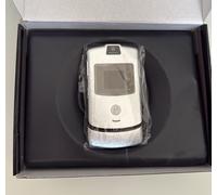Motorola RAZR V3 Completo Nuovo Con Scatola Originale Argento Tutto Nuovo...