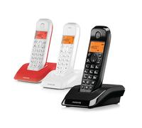 Motorola S1203 3 Units One Size Black / White / White
