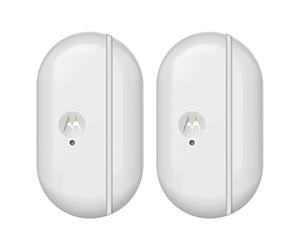 Motorola Smart Nursery Alert Sensor Duo Pack - Wi-Fi sensore per porte e finestre con allarmi, bianco