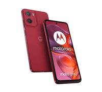 Motorola moto g05 Rosso 256 GB: schermo ultra luminoso da 6,67', fotocamera Quad Pixel da 50 MP ottimizzata dall'IA, prestazioni ultra efficienti e finitura in ecopelle. - Nouvo