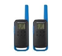 MOTOROLA Solutions - Lotto di 2 Walkie Talkie - TALKABOUT T62 - PMR446 - Blu - Lungo raggio - USB