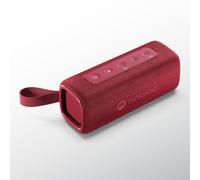 Motorola Sound - Altoparlante Bluetooth wireless ROKR 600 - Suono potente da 30 W, resistente all'acqua e polvere, funzione broadcast per collegare oltre 20 altoparlanti, 6 ore di riproduzione, Rosso