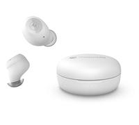 Motorola Sound Moto Buds 150, Auricolari Wireless, Bluetooth, Resistente all'Acqua e al Sudore, Touch e Controllo Vocale, 18 Ore di Riproduzione, Bianco, Normale