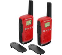 Motorola TALKABOUT T42 ricetrasmittente 16 canali Nero Rosso