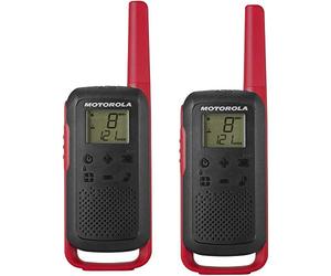 Motorola TALKABOUT T62 two-way radio 16 channels 12500 MHz Black Red