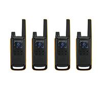 Motorola Talkabout T82 Extreme Quad Pack ricetrasmittente 16 canali Nero, Arancione
