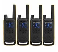 Motorola Talkabout T82 Extreme Quad Pack ricetrasmittente 16 canali Nero, Arancione NEW