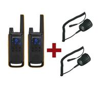 Motorola Talkabout T82 Extreme Twin Pack ricetrasmittente 16 canali Nero, Arancione