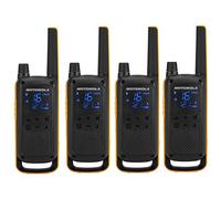 Motorola Talkabout T82 Extreme Quad Pack ricetrasmittente 16 canali Nero, Arancione
