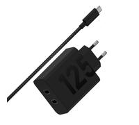 Motorola TurboPower 125W Duo Charger Universale Nero AC Ricarica rapida Interno