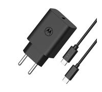 Motorola TurboPower 30 SJMC302 Caricatore di rete da USB-C a USB-C Ricarica rapida 30 W Nero