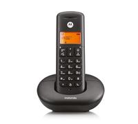 Motorola Voice - E201 Telefono Cordless Digitale, Intercettazione Chiamate, Accesso Remoto, Tasto Non Disturbare, Vivavoce, Nero