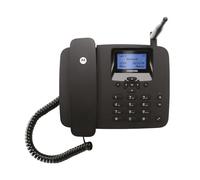 Motorola Voice - FW200L Telefono fisso wireless 2G, GSM Quad Band, Batteria di backup, Microfono muto, Vivavoce - Colore nero