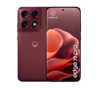 Motorola Edge 70 Pro 5G (XT2607-1) 256 GB di memoria + 8 GB di RAM Android 16 senza SIM sbloccato Dual SIM (Nano SIM + eSIM) Smartphone - PANTONE Zinfandel