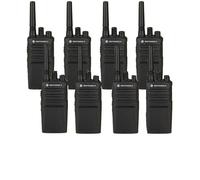 Motorola XT420 confezione da 8 pezzi Robusto walkie talkie aziendale, ideale per l'uso in ambienti difficili dove la comunicazione affidabile è