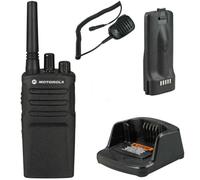 Motorola XT420 e 1 Micro HP remoto Un walkie-talkie ultra-robusto con microfono HP da utilizzare anche in ambienti estremi.