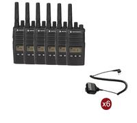 Motorola Radio bidirezionale XT460 unità singola con caricabatterie