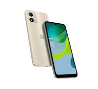Motorolo Moto (E13, Display HD+ da 6,5", Sistema Fotografico AI, Dolby Atmos, Batteria 5000 mAh, 2/64 GB, Dual SIM), Bianco Crema