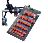 Motorrad-Kopfschraubenabdeckung - Motorrad-Kopfschraubenabdeckungen | 30 pezzi / set tappo dado Schraubenabdeckung; 5 pezzi Farben Bike Schraubendeckel, dado motore Rostfreie per Motorräder