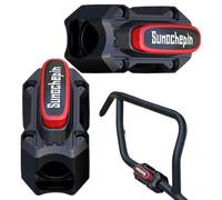 Motorrad Stoßstangenblöcke - Kratzfeste Motorschutz Stoßstange 2 Stück Robuste Schutzblöcke Passend für Rohrdurchmesser 0,78-1,02 Zoll Rutschfest Haltbar Einfache Montage Sicherer Aufprallschutz für M