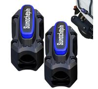 Motorrad Stoßstangenblöcke - Kratzfeste Motorschutz Stoßstange 2 Stück Robuste Schutzblöcke Passend für Rohrdurchmesser 0,78-1,02 Zoll Rutschfest Haltbar Einfache Montage Sicherer Aufprallschutz für M