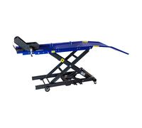 Motorradhebebühne DeTec Scherenheber Blu 360kg Idraulico con Wippe 200-790mm 1
