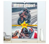 Motorradsport (hochwertiger Premium Wandkalender 2026 DIN A2 hoch), Kunstdruck in Hochglanz: Die Welt des Motorradsports ist ein Universum voller Adrenalin, Freiheit und grenzenloser Leidenschaft.