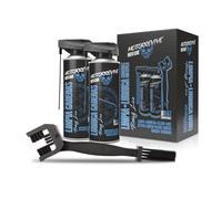 Motorrevive Pack Racing Line con Detergente, Lubrificante e Spazzola per Catene di Moto 510 + 510 ml. Manutenzione Integrale per Moto Sportive ad Alte Prestazioni