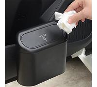 Motors - Pattumiera per auto con coperchio generale, mini pattumiera a prova di perdite, accessori per sedili anteriori, autobus, camera da letto, casa con coperchio, scatola portaoggetti sospesa