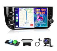 Motorsi 2+64G Carplay Autoradio per Fiat Punto 10-16/Linea 12-15 con Wireless Android Auto, Android Bluetooth Car Stereo Schermo con GPS/WiFi/RDS/FM/SWC/USB/Mirror Link+AHD/CVBS Telecamera Posteriore