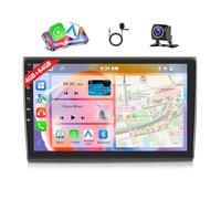 Motorsi Autoradio per Fiat Bravo 2008-2013 con Wireless Carplay Android Auto, 2GB+ 64GB Bluetooth GPS Navigation WiFi FM/RDS Radio SWC EQ DSP Canbus+Telecamera Posteriore