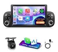 Motorsi Carplay Autoradio per Fiat Panda 2013-2020 con Android Auto, 4GB+64GB Android Bluetooth Car Stereo Schermo con GPS WiFi RDS/FM Radio SWC EQ USB Mirror Link Canbus + Telecamera Posteriore