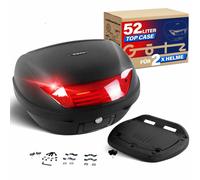 Motorsportgoetz Topcase XXL Top Box 52L Nero Per 2 Caschi, 52 L