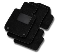 MOTOS Basic Tappetini auto Velours per auto destinato a Ford Kuga I 2008-2012 4 chiusure a innesto - Basic, Materiale, Nero tappetino auto - Provate un nuovo comfort di guida con un set di tappetini i