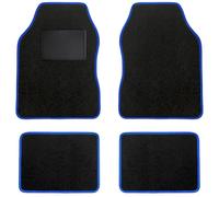 MOTOS Basic Tappetini universali in velluto per auto Universal - Basic, Materiale, Blu tappetino auto - Provate un nuovo comfort di guida con un set di tappetini in velluto