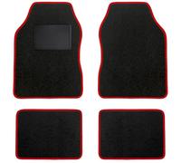 MOTOS Basic Tappetini universali in velluto per auto Universal - Basic, Materiale, Rosso tappetino auto - Provate un nuovo comfort di guida con un set di tappetini in velluto